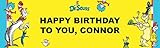 Dr. Seuss Personalized Vinyl Banner