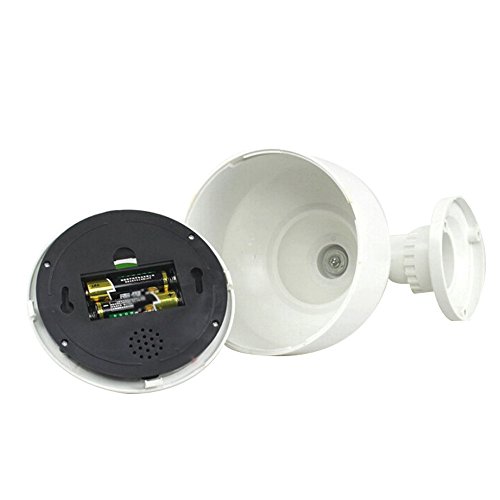 WER Fake Security Camera, Dummy Dome Shaped Decoy Realistic Look Surveillance System + Bonus Warning Sticker Indoor/Outdoor Use, Perfect For Businesses & Shops(2 pack) - Thumbnail 3