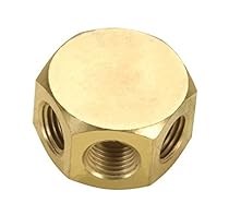 TEKTON 4730 3-Way Air Hose Splitter Manifold, 1/4