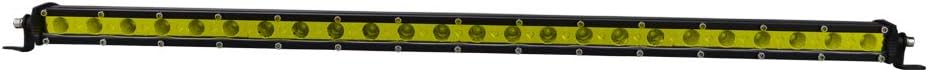 Willpower 25 inch 120W Single Row LED Light Bar Low Profile Ultra Thin Slim Mini Spot Flood Combo Beam Led Off Road Lights Driving Lights Led Fog: Automotive