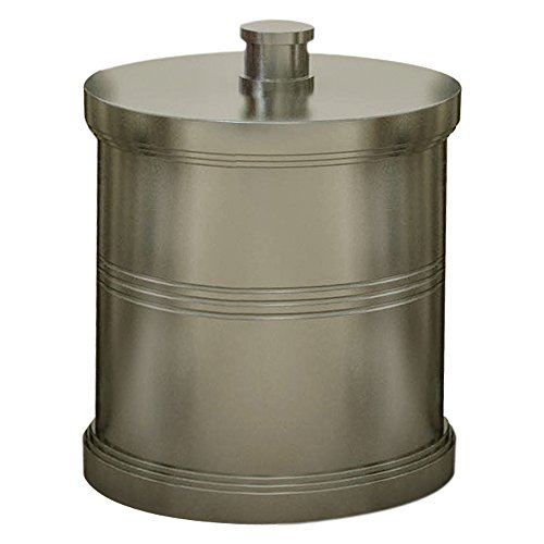 Nu Steel Dual Ridge Collection Cotton Swab Container