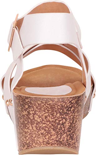 Cambridge-Select-Womens-Crisscross-Strappy-Studded-Chunky-Platform-Mid-Wedge-Sandal