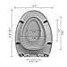UMIEN™ Potty Training Toilet Seat With Toddler Seat - Easy to Install Toilet Attachment for Toddler - Elongated 1.0 Shape & Easy to Install