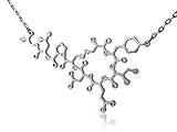 Oxytocin Science Molecule Necklace (Silver)