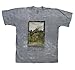 Liquid Blue Led Zeppelin Man With Sticks T-Shirt Gray
