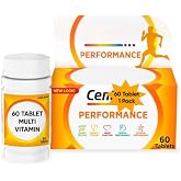 Centrrum Performance Tablets 60ct &ndash; Adult Multivitamin for Energy, Immune Support &amp; Daily Wellness