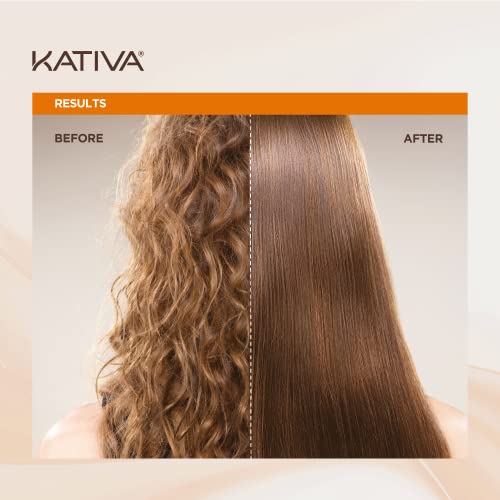 Kativa Brazilian Straightening Kit, 12 Weeks of Home Use Professional