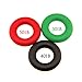 Hotrose US 3 PCS Set Hand Gripper Grip Silicone Ring Resistance Strength Trainer Exerciser