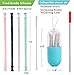 Reusable Silicone Collapsible Straws - Extra Long 10