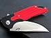 Eafengrow EF53 Folding Knife with Pocket Clip,D2 Blade and G10 Handle Ball Bearing and Liner Lock Knife for Outdoor Hunting & Camping (EF53-red)