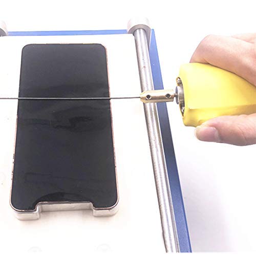 OCA Glue Remover Tool,Glue Electric Degummed Artifact Clean Device, Remove Glue Hand held Machine (Yellow)