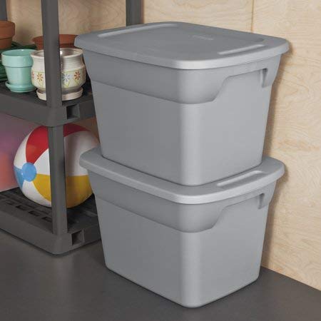 Sterilite 18-Gallon (72-Quart) Tote Box, Set of