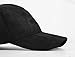 JOOWEN 6 Panel Faux Suede Baseball Cap Classic Adjustable Soft Plain Hat (Black)