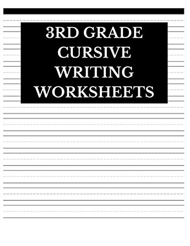 3rd grade cursive writing worksheets lined journal notebook to write in journals centric 9781076565969 amazon com books