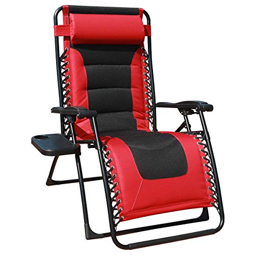 GOLDSUN Oversized Padded Zero Gravity Recliner Chair Adjustable Patio