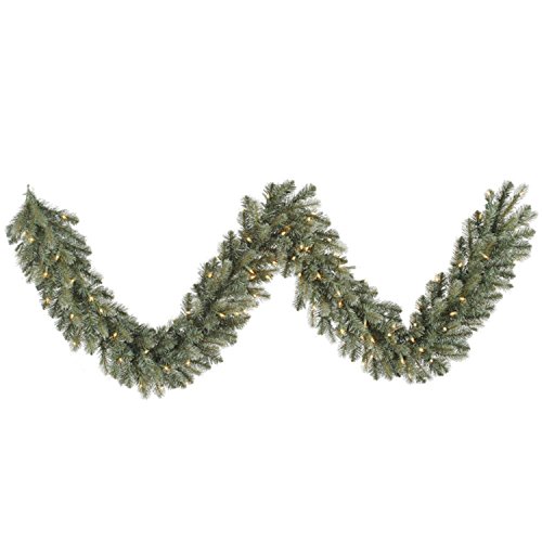 VCO 9' x 14" PreLit Colorado Blue Spruce Artificial Christmas Garland