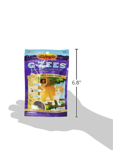 Zuke'S G-Zees Cat Treats, Tasty Turkey Recipe, 3-Ounces