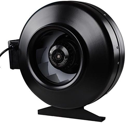 Inline Duct Exhaust Booster Vent Fan Blower: 6 Inch 400 CFM