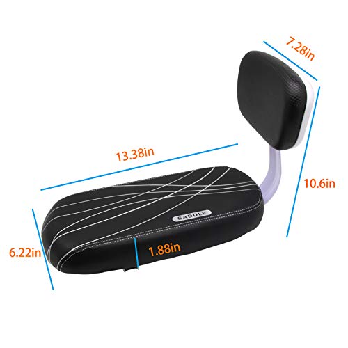 Togetherlife Rear Mounted Child Bike Seats, Bicycle Rear Seat Cushion