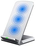 iPhone X Wireless Charger, Turbot 3-Coil QI Wireless Charging Pad Stand for iPhone X iPhone 8 iPhone 8 Plus, Samsung Galaxy S9 S9 Plus Note8 S8 S8 Plus and all QI-Enabled Devices