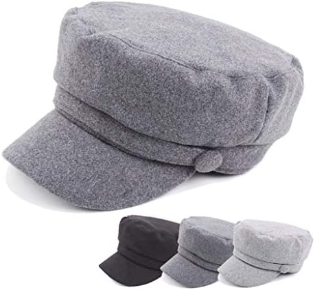 Ladies Womens Girls Wool Blend Baker Boy Peaked Cap Newsboy Hat
