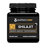 Youtheory Mens Shilajit Advanced, Black, Pure