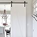 SAFETYON 2X POM Material Sliding Barn Door Wheel Sliding Door Hardware Closet Hardware Roller Cabinet Window Pulley Black