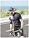 RION Cycling Jersey Men Short Sleeve Cycling Fit Lightweight Fabric Moisture Wicking,Cycling Shirt with 3 Back Pockets