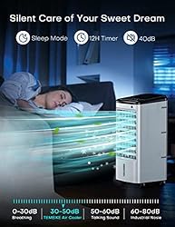 TEMEIKE Portable Air Conditioner, 3-IN-1