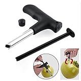 OrliverHL Durable Stainless Steel Coconut Opening Hole Driller Slicer Kitchen Tools Cut Knife Hole Tools +Cleaning Stick