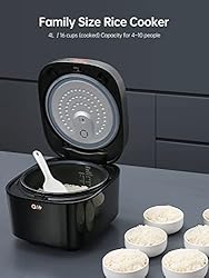 Rice Cooker, Intelligent Digital Slow Cooker with 8