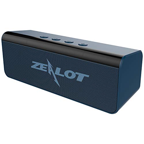 Enceinte Bluetooth, Mini Haut-Parleur Bluetooth Enceinte Portable 5.0 sans Fil, 10 Heures Autonomie Stéréo HD, Mains Libres Téléphone, Support AUX&TF, Gris Bleu
