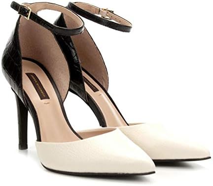 scarpin com tornozeleira