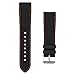Benchmark Basics 18, 20, 22 & 24mm Black Silicone Rubber Dive Watch Band + Spring Bar Tool (Red Stitching)