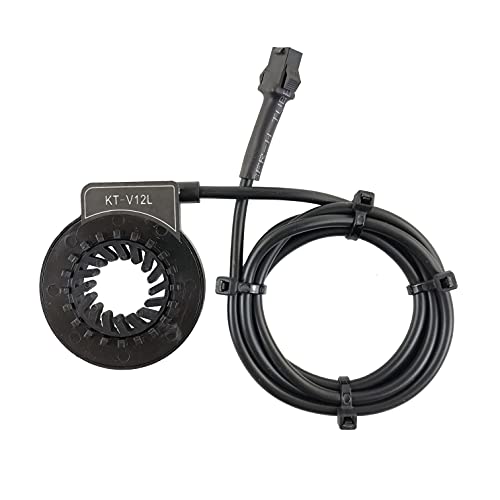 ECSiNG KT-V12L Pedalunterstützungssensor Für E-Bikes - 12V-72V, Ultradünn 6,8 Mm, Wasserdicht