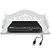 Cutout Scrollwork Design White Wall Mounted Storage Rack/Decorative Floating Display Shelf - MyGift®