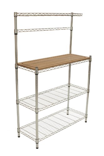 TRINITY EcoStorage Bamboo Baker's Rack