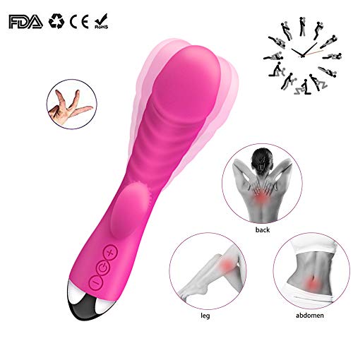 Personal USB Wand Massager Rechargeable Body Massage 12x Speed Multi-Function Small Portable Handheld Stick Massager Wireless for Sports and Relaxation - Thumbnail 3