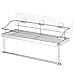 Paper Towel Holder with Shelf Storage, Wall Basket for Kitchen & Bathroom Accessories, No Drilling Adhesive Shelf,Rustproof SUS304 Stainless Steel