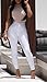 Pxmoda Women's Casual Stretch Skinny Pencil Pants High Waist Elastic Slim Jeans