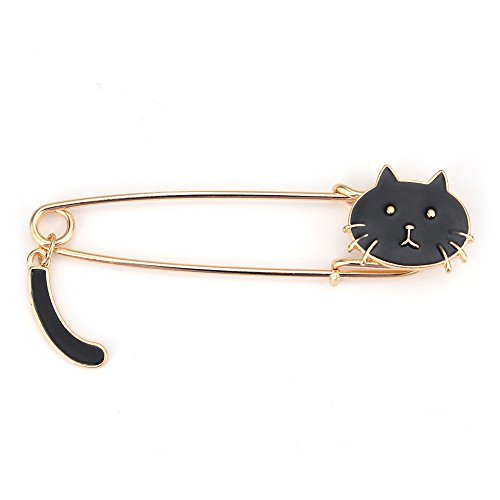 Cat Brooch Pin for Women Girls Vintage Anime Animal Pack Good Luck Lucky Cute Cartoon Brooch Lapel Badge Children Kawaii