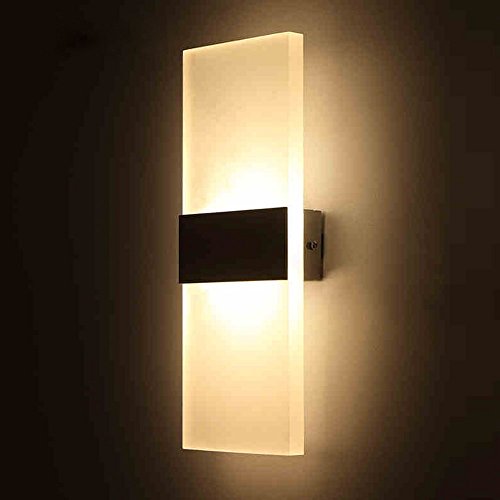 OWIKAR 3W LED Wall Light Sconces Lamp 5.51