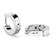 JewelrieShop Men Jewelry Set Huggie Earrings Hinged Hoop Dangle Earrings, Stainless Steel, Hypoallergenic, Urban Hoop Earrings