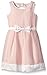 Lavender Girls' Sleeveless Cutout Back Yoke with Box Pleat Skirt Dress