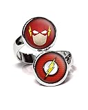 Flash Ring, Justice League Jewelry, Flash Earrings Necklace Set, DC Comics Jewelry, Birthday Gift Set