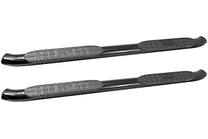 Westin 21-22775 Pro Traxx 4 Oval Nerf Step Bars fits 2005-2023 Tacoma Double Cab Black 1 Pair