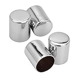 Amazicha 4 PCS Chrome Docking Hardware Cover Kit for Harley Road King Street Glide 2009-2019