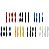 PENIVO Mini Drones Propellers 7-Color Set, RC Accessories Props Blade Propellers for Parrot Minidrones Rolling Spider…