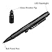 KevenAnna LED Flashlight Tactical Glass Breaker Survival Aircraft Aluminum Self Defense Pen with Writing for Men and Women