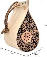 simpa Hanging Teardrop Wildlife Sanctuary Set Bug Hotel & Bird Box view 8